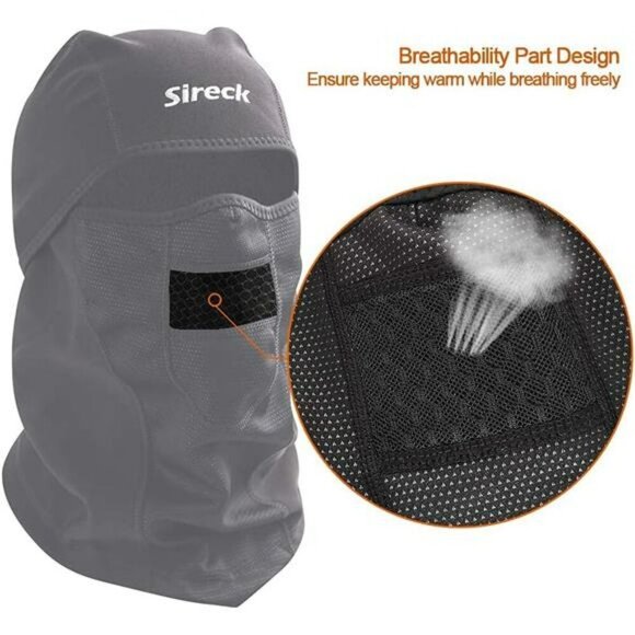 Balaclava Ski Mask Thermal Fleece Face Cover Neck Warmer Winter Men Women - Picture 5 of 7